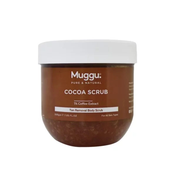 Muggu Skincare Cocoa Scrub, Body Exfoliating Scrub with Coffee and Vitamin E, 200 gm, Herbkart8t751iPQkDpIFL.webp, Herbkart8t751iPQkDpIFL