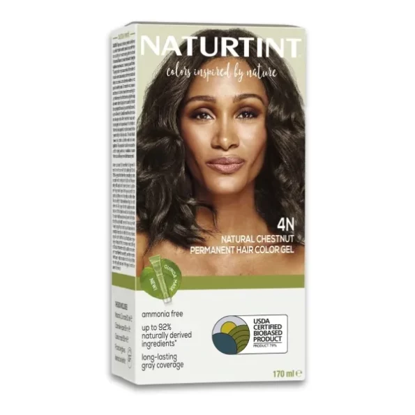 Naturtint Permanent Hair Color, Ammonia Free Hair Colour Gel, 170 ml - 4N Natural Chestnut, Herbkart8t771BBhbM0OlL.webp, Herbkart8t771BBhbM0OlL