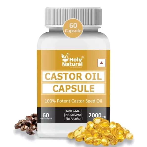 Holy Natural Castor oil Capsules - 60 Softgel Capsule, Herbkart8t7714rMSuixqL.webp,