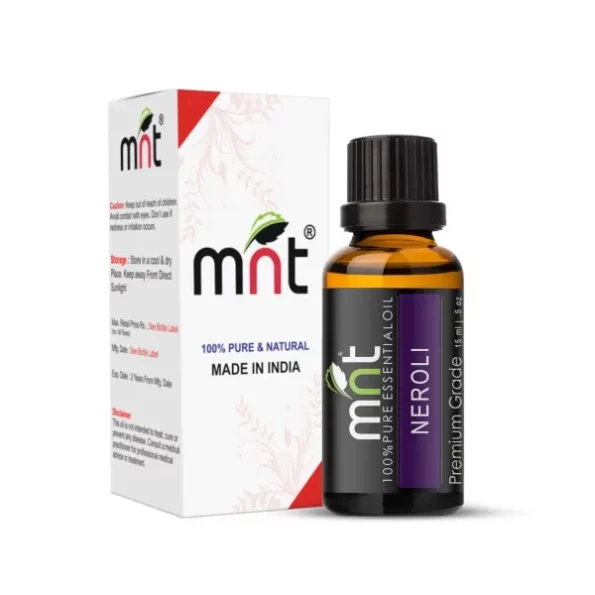MNT Neroli Essential Oil 100% Pure Natural & Therapeutic Grade For Aromatherapy, Massage Suitable for All Skin Types (15ML), Herbkart8t7611Oqh5aUML.webp, Herbkart8t7611Oqh5aUML