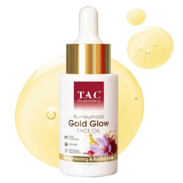 TAC - The Ayurveda Co. 100% Pure Kumkumadi Tailam Face Oil - 20Ml, Herbkart8t751ieTC3daNL.webp, Herbkart8t751ieTC3daNL