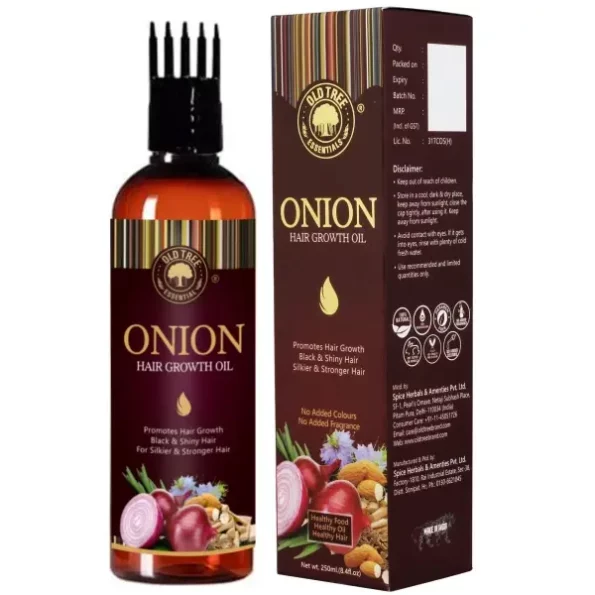 Old Tree Pure & Natural Onion Hair Oil - 100 ML, Herbkart8t771YicNKT5cL.webp, Herbkart8t771YicNKT5cL