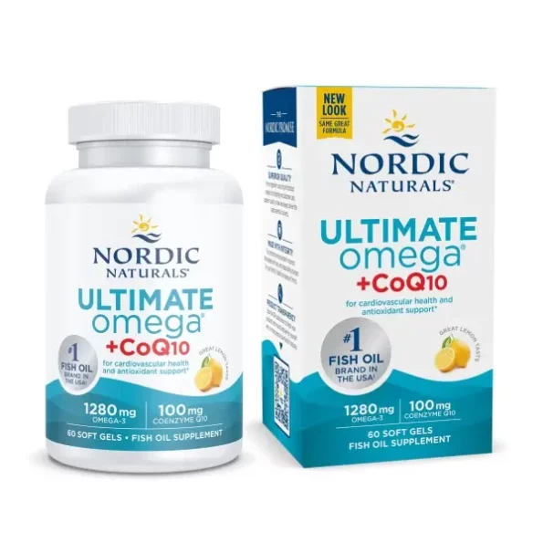 Nordic Naturals Ultimate Omega + CoQ10 Supplement, 60 Softgel, Herbkart8t771J40jpawWL.webp, Herbkart8t771J40jpawWL