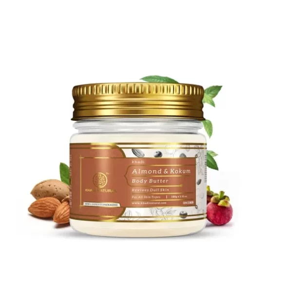 Khadi Natural Almond & Kokum Body Butter 100Gm available on Herbkart