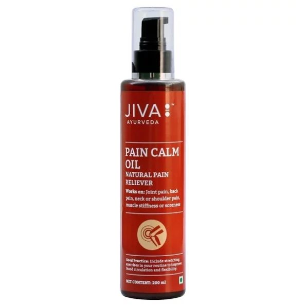 Jiva Pain Calm Oil, 200 Ml , Blend Of 5 Ayurvedic Oils available on Herbkart