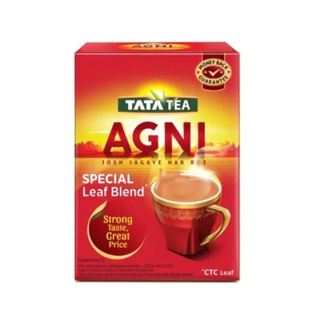TATA TEA AGNI Special Leaf Blend With Strong Taste, 100 Gram Box - Assam