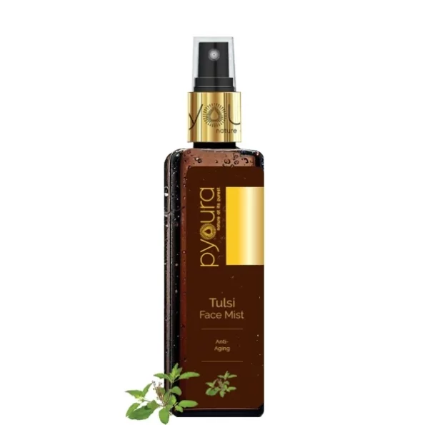 PYOURA Tulsi Anti Wrinkle Glowing Skin Face Toner Mist 100 ml, Herbkart8t751p5SNUVaLL.webp, Herbkart8t751p5SNUVaLL