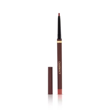 Charmacy Milano Lip Contour Lip Liner (Fire Red) - 0.1 g, Long Lasting, Lip Definer, Matte Texture, Glides on Smoothly, Precise Tip, Easy Roll On Packaging