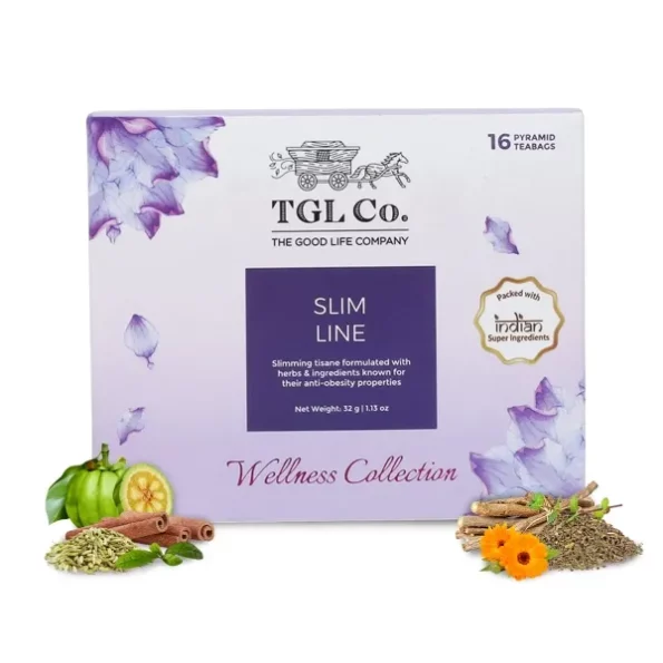 TGL Co. Slim Line Green 16 Tea Bags available on Herbkart