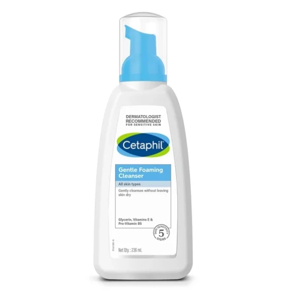 Cetaphil Face Wash Gentle Foaming Cleanser For All Skin Types - 236 Ml available on Herbkart