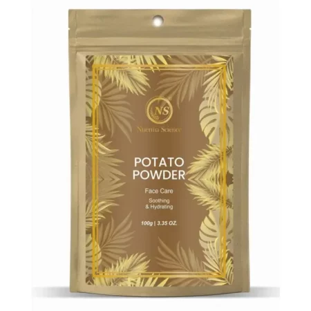 Nuerma Science Natural Potato Powder for Healthy Skin Lightening, Whitening Skin tone and Reduce Dark Spots, Fine Line, Wrinkles, Acne Spots & Dark Circles - 100 GM