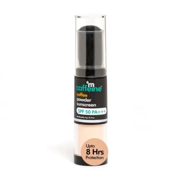 mCaffeine 100% Mineral Powder Sunscreen SPF 50 PA+++ for Oily Skin | Mattifying, Water Resistant & Zero White Cast | Travel Friendly & Easy to Apply, Herbkart8t741CqREDShjL.webp, Herbkart8t741CqREDShjL