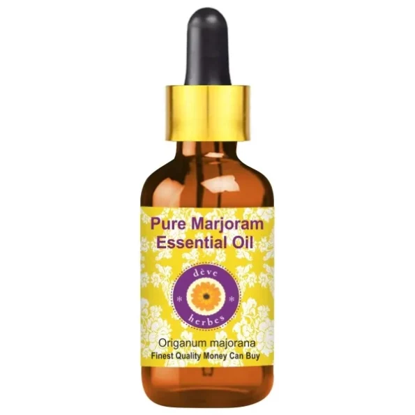 Deve Herbes Pure Marjoram Essential Oil (Origanum majorana) Steam Distilled 10ml, Herbkart8t761YI1fPW9YL.webp, Herbkart8t761YI1fPW9YL