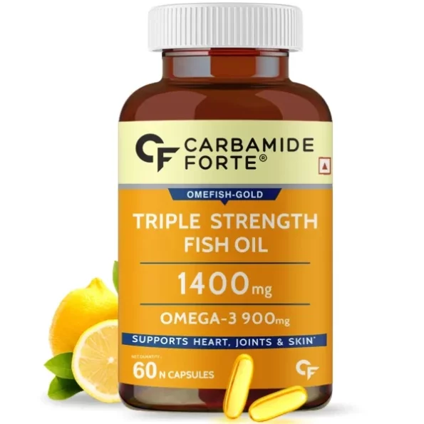 Carbamide Forte Triple Strength Fish Oil 1400mg with Omega 3 900mg - 60 Softgel Capsules, Herbkart8t771DluKAMayL.webp, Herbkart8t771DluKAMayL