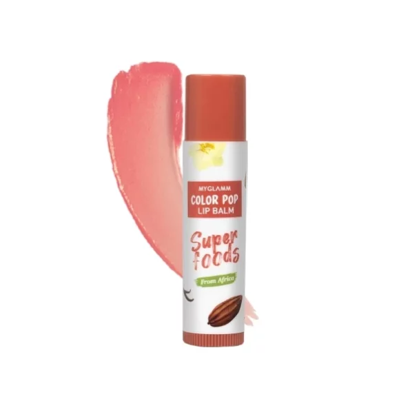 MyGlamm Superfood Color Pop Lip Balm-Strawberry-4.6gm, Herbkart8t75139IZHX99L.webp, Herbkart8t75139IZHX99L