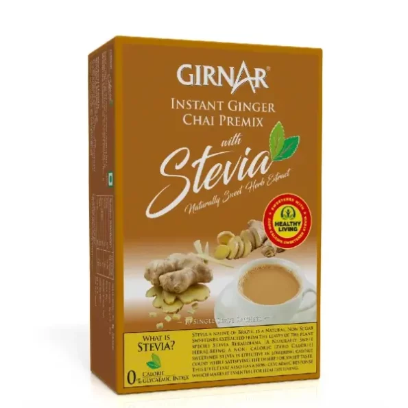 Girnar Instant Ginger Chai Premix with Stevia - 10 sachets, Herbkart8t761HBEvcQXrL.webp, Herbkart8t761HBEvcQXrL