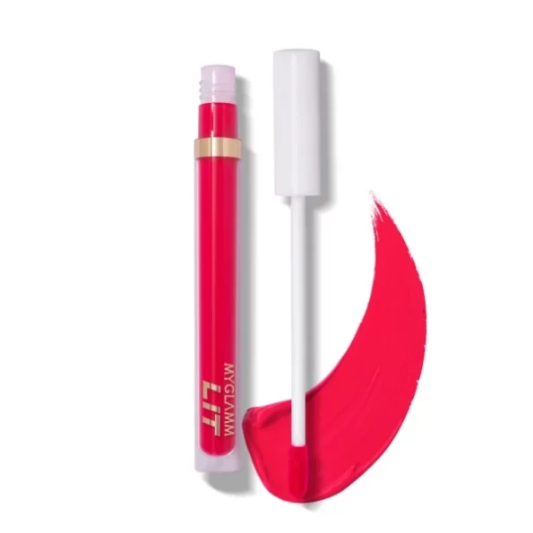 MyGlamm LIT Liquid Matte Lipstick - Lovebomb (Red) - 3 ml, Herbkart8t751GORQ9s9yL.webp, Herbkart8t751GORQ9s9yL