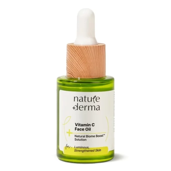 Nature Derma Vitamin C Face Oil with Natural Biome-Boost,, 30ml, Herbkart8t771NayMxSi3L.webp,