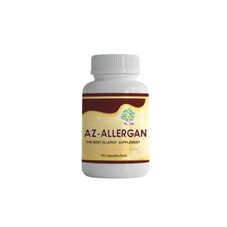 Ayurveda Yogashram Remedies Az-Allergan|Anti Allergy Medicine|Herbal Supplements For Skin Problem And Psoriasis|Approved By Ministry Of Ayush,Govt. Of India-90 Capsules