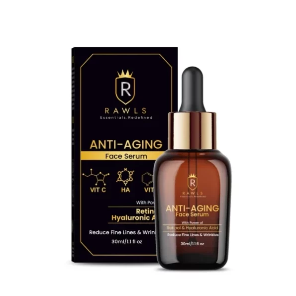 RAWLS Anti-Aging Vitamin C Face Serum, With Retinol & Hyaluronic Acid, 30 ML, Herbkart8t761eaYd4YPiL.webp, Herbkart8t761eaYd4YPiL