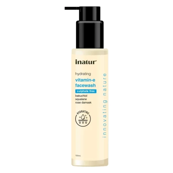 inatur Vitamin E Face Wash 100ml available on Herbkart