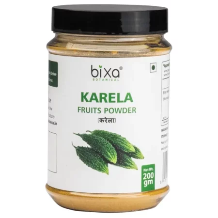 Bixa Botanical Karela Powder/Bitter Melon, Ayurvedic Herb For Blood Sugar Control & Improves Liver Function, Herbal Supplement For Skin And Stomach (7 Oz / 200g)