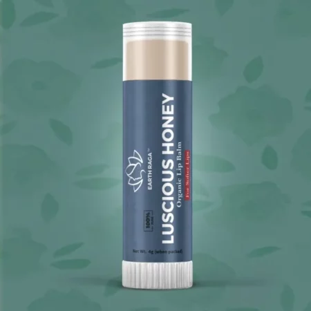 EARTHRAGA Luscious Honey Organic Lip Balm for Pigmented & Dry Lips 4 Gm