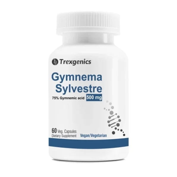 Trexgenics Gymnema (Bioactive 75% Gymnemic Acids) 500Mg Sylvestre Glycemic/Sugar, Pancreatic Health Support (60 Vcaps), Herbkart8t761r1mQbyH-L.webp, Herbkart8t761r1mQbyH L