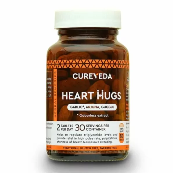 Cureveda Herbal Heart Hugs - 60 Tablets, Herbkart8t7612LEr24mPL.webp, Herbkart8t7612LEr24mPL