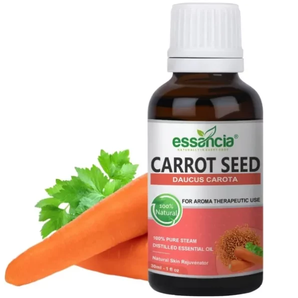 essancia - NATURALLY IN EVERY DROP Carrot Seed Essential Oil For Skin Nourishment & Hair Care - 100% Pure, Natural, Undiluted Therapeutic Grade (30Ml), Herbkart8t761bQGKypZtL.webp, Herbkart8t761bQGKypZtL