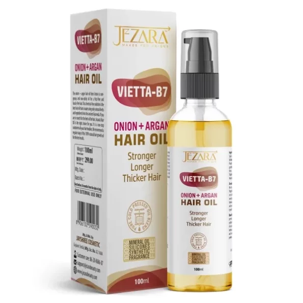 Jezara Vietta B-7 Onion + Argan Hair Oil Made With 26 Natural Herbs 100ML, Herbkart8t761wvQM38-DL.webp, Herbkart8t761wvQM38 DL