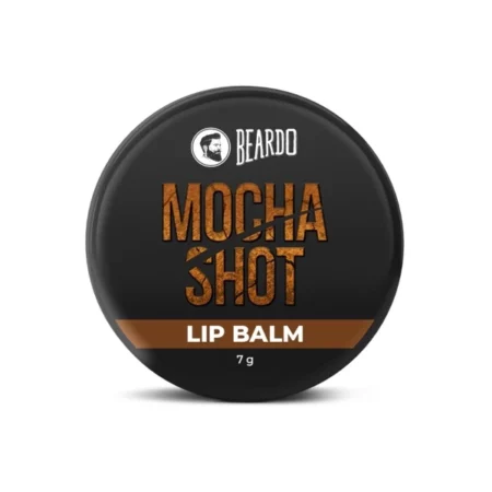Beardo Mocha Shot Lip Balm, 7g | Non Tinted Lip Balm for Men | For Soft Kissable Lips, Smooth & Pink Lips | Lip Care for Dry, Chapped and Cracked Lips