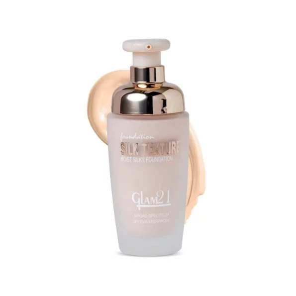 Glam21 Silk Foundation-Lightweight Hydrating Oil-free Formula for Long-lasting Makeup | Balance Skin pH Level | SPF35 UV Protection | Suitable for All Skin Type| 50gm, 01, Herbkart8t741P8m4NSbuL.webp, Herbkart8t741P8m4NSbuL