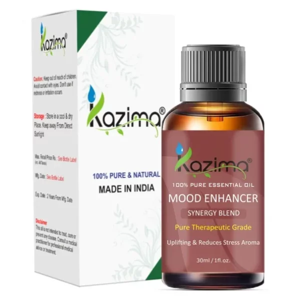 KAZIMA MOOD ENHANCER BLEND ESSENTIAL Oil (30ml) Pure Therapeutic Grade for Uplifting & Reduces stress Aroma, Herbkart8t7612ehYCr7YL.webp, Herbkart8t7612ehYCr7YL
