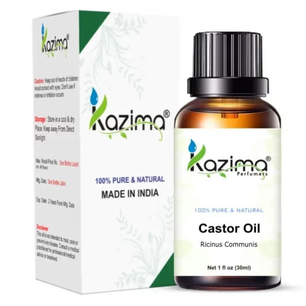 KAZIMA Castor Carrier Oil, 30 ml available on Herbkart