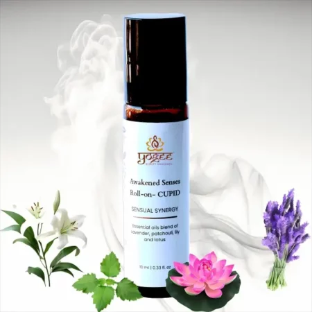 YOGEE Cupid Romance Roll On | Lavender, Patchouli, Lilly, Lotus | For Boys, Girls, Men and Women | 10ml