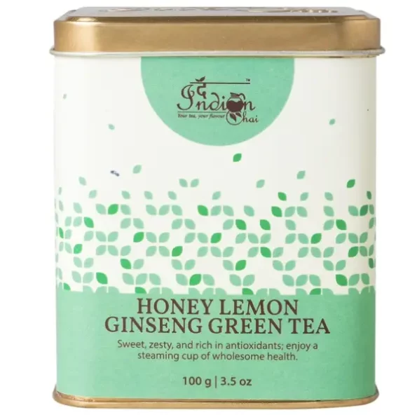 The Indian Chai - Honey Lemon Ginseng Green Tea 100g, Herbkart8t781VArMDBzhS.webp, Herbkart8t781VArMDBzhS