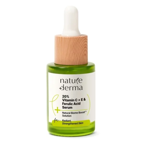 Nature Derma 20% Vitamin C, Vitamin E & Ferulic Acid Serum with Natural Biome-Boost,, 30ml, Herbkart8t761CICDseUhL.webp, Herbkart8t761CICDseUhL