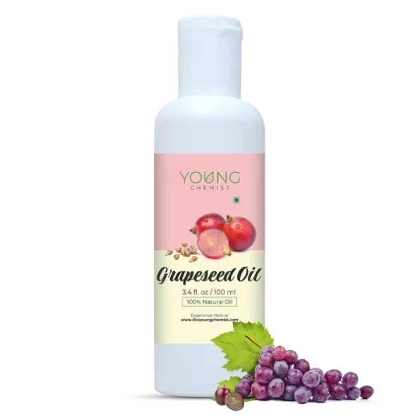 Young Chemist Organic Grape Seed Oil for Face & Skin - 100ml, Herbkart8t751onuQPYhML.webp, Herbkart8t751onuQPYhML