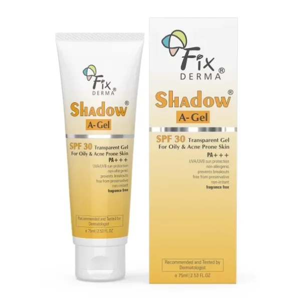 FIXDERMA Shadow Unisex Sunscreen A-Gel Spf 30 Pa+++ Moisturizer 75Ml, Herbkart8t771-xAw9IdvL.webp, Herbkart8t771