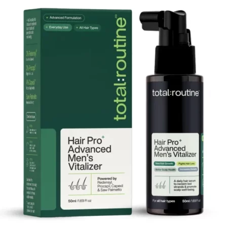 Total Routine Hair Serum for Men - Advanced Formula with 3% Redensyl, 3% Procapil, 4% Capixyl, Saw Palmetto, Collagen & Peptides for Hair Growth & Hairfall Control (50ml - Large)