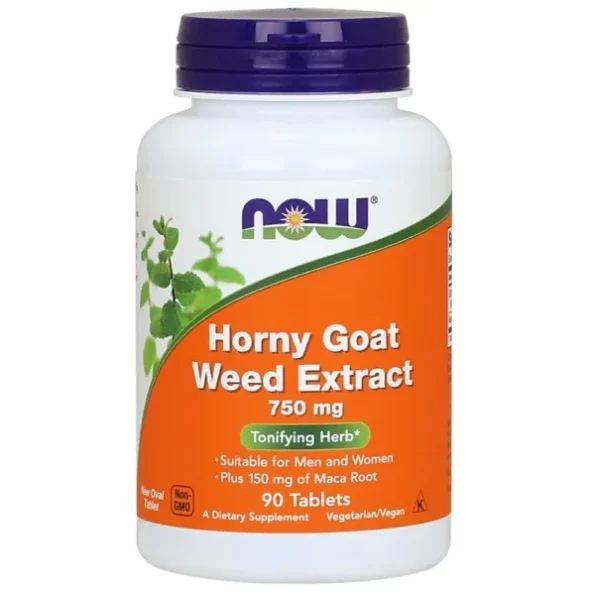 NOW Foods Horny Goat Weed 750 Mg - 90 Tablets, Herbkart8t761Fv9MV7JiL.webp, Herbkart8t761Fv9MV7JiL