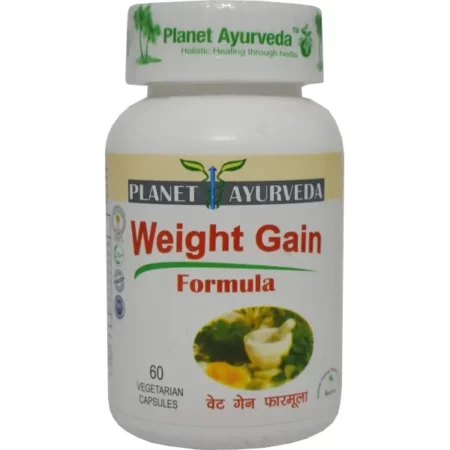 Planet Ayurveda Weight Gain formula Capsules, 60 Capsules, Natural Solution to Increase Weight