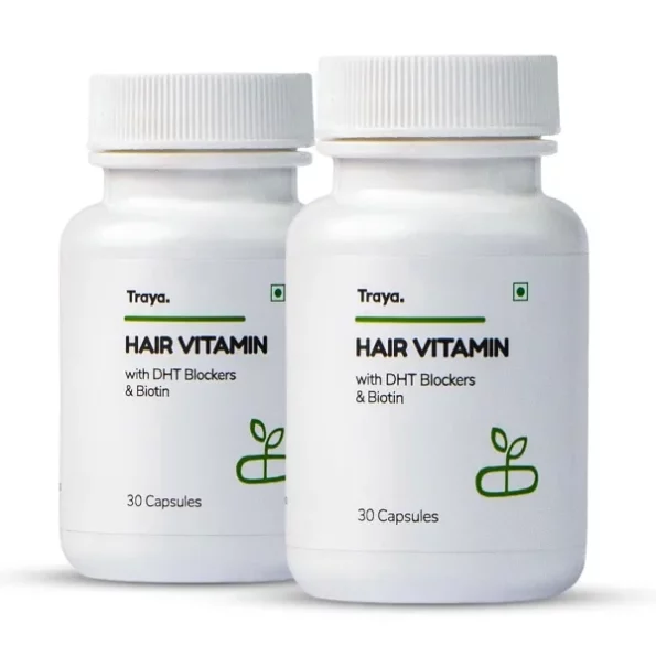 Traya Hair Vitamins Capsules,Natural Dht Blocker & Biotin (60 Multivitamins For Hair), Herbkart8t7619BZw80olL.webp, Herbkart8t7619BZw80olL