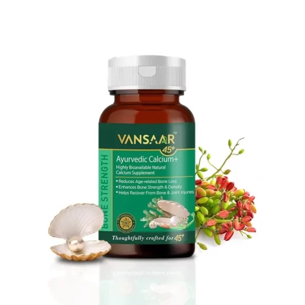 Vansaar Ayurvedic Calcium+ (60 Tabs) available on Herbkart