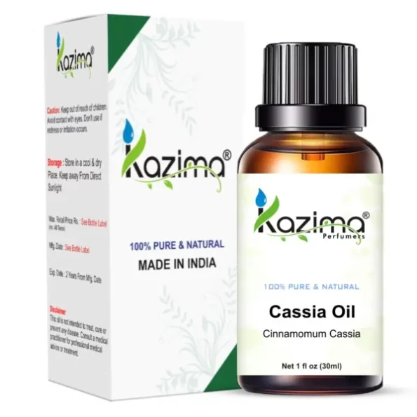 KAZIMA Cassia Essential Oil - 100% Pure Natural & Undiluted For Skin care & Hair (30ml), Herbkart8t761x0PBYqdZL.webp,