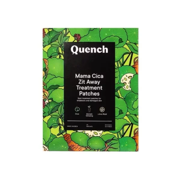 Quench Zit Away Acne Pimple Patches for Face | 24 Hydrocolloid Patches with Salicylic Acid & Cica Herb Repair | Shrinks Pimples Overnight (Pack of 1, Transparent), Herbkart8t761IazFhjEoL.webp, Herbkart8t761IazFhjEoL