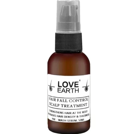 Love Earth Hair Fall Control Scalp Treatment For Hair Growth & Hair Fall Control With Bhringraj & Essential Oils 50ml