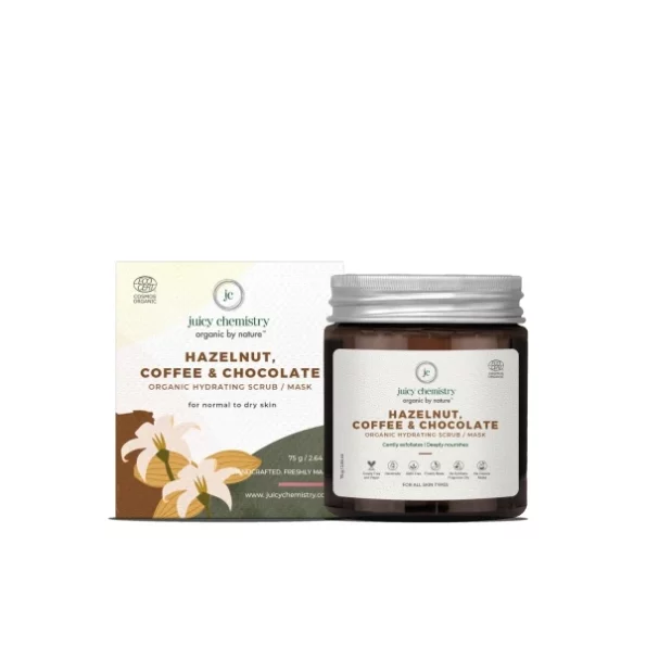 Juicy Chemistry Hazelnut, Coffee & Chocolate Body Scrub, 75 g, Herbkart8t771nin3w20X5L.webp, Herbkart8t771nin3w20X5L