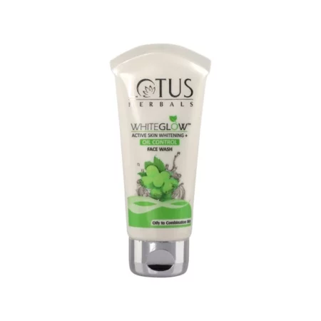 Lotus Herbals Whiteglow Active Skin Whitening & Oil Control Face Wash 50g